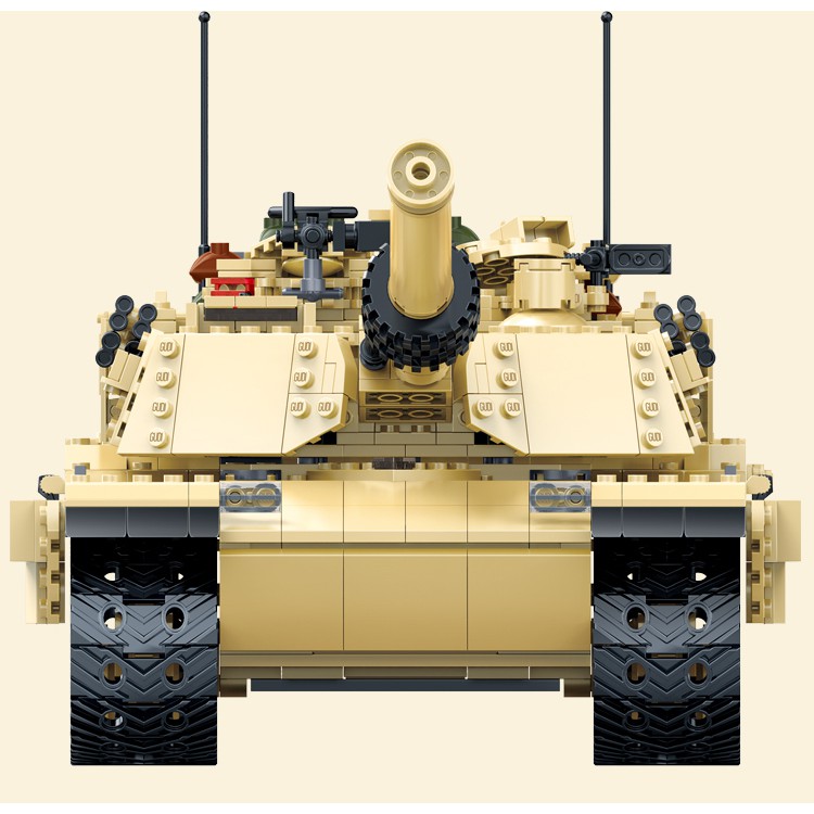 lego xe tăng chiến đấu M1A2  GuDi Tank 6102 Phiên Bản Khủng Đồ chơi Xếp hình cho bé trai xingbao