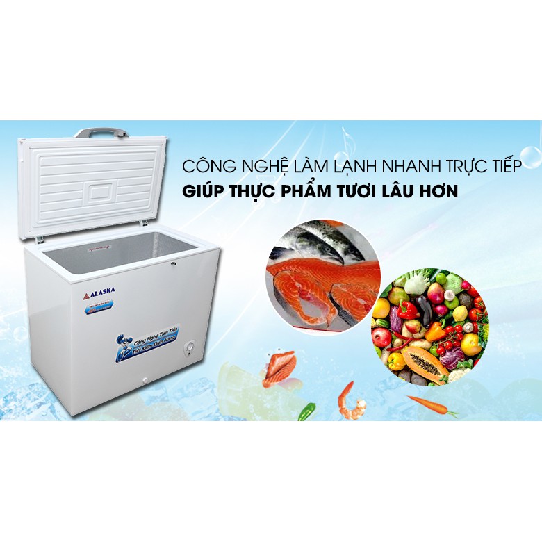 Tủ đông Alaska 300Lít BD 300C (Miễn phí giao tại HCM-ngoài tỉnh liên hệ shop)