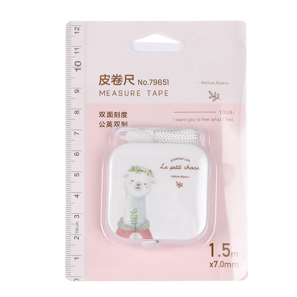 LANSEL Thước Dây Hình Lạc Đà Alpaca Dễ Thương Sáng Tạo Có Thể Thu Gọn Cho Bé