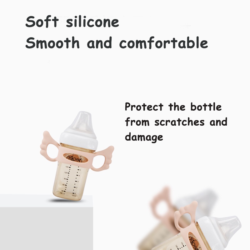 1 Tay Cầm Bình Sữa Bằng Silicone 6cm Tiện Dụng Cho Bé