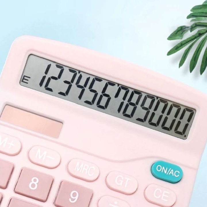 Máy Tính Cầm Tay Tiện Dụng Dùng Năng Lượng Mặt Trời- Màu Giao Ngẫu Nhiên