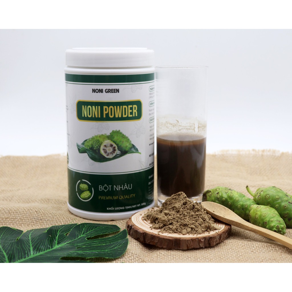 Bột Nhàu (100% Noni Powder ) chai nhựa 500g bột