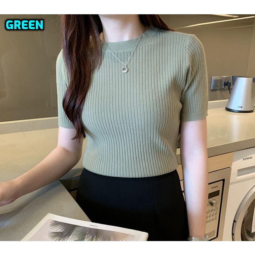 Áo Thun Dệt Kim Chất Lượng Cao Cho Nữ Giới