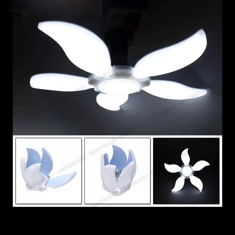 Đèn Led Hình Cánh Quạt 75W 5 Cánh Siêu Tiết Kiệm Điện bảo hành 6 tháng