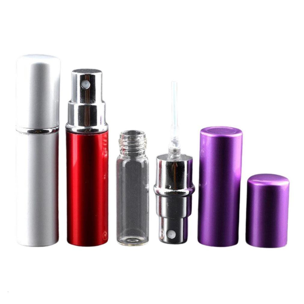 Chai Chiết Nước Hoa Vỏ Nhôm 5ml Thủy Tinh Bên trong 2 lớp | Thế Giới Skin Care