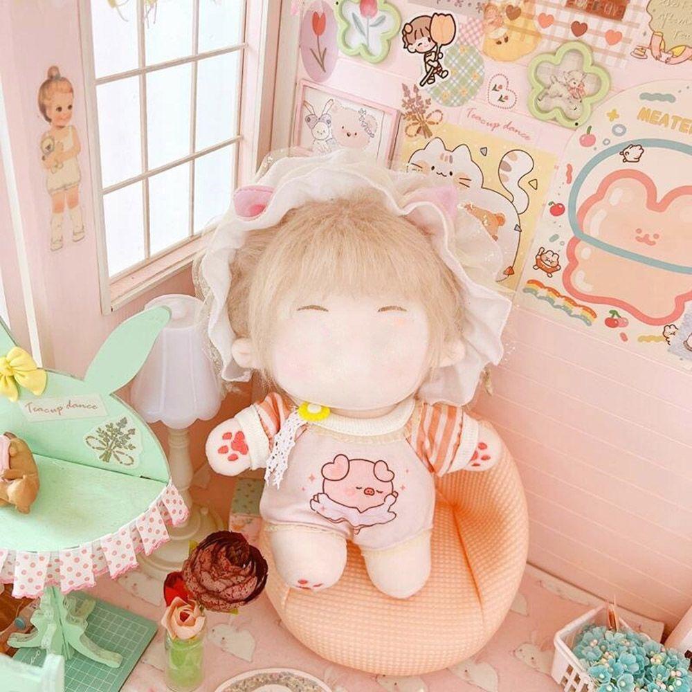 Áo liền quần + Băng Đô Cài Tóc Dễ Thương Cho Búp Bê