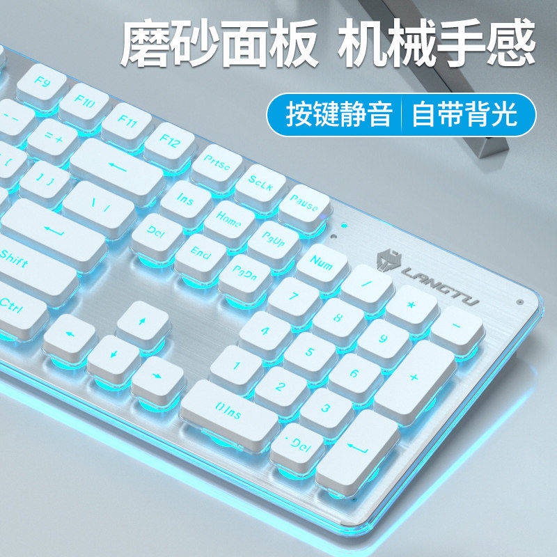 bàn phím cơ Bộ Bàn Phím Và Chuột Chơi Game Không Dây Cho Văn Phòng