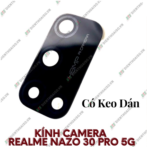 Kính camera realme narzo 30 pro 5g kèm keo dán