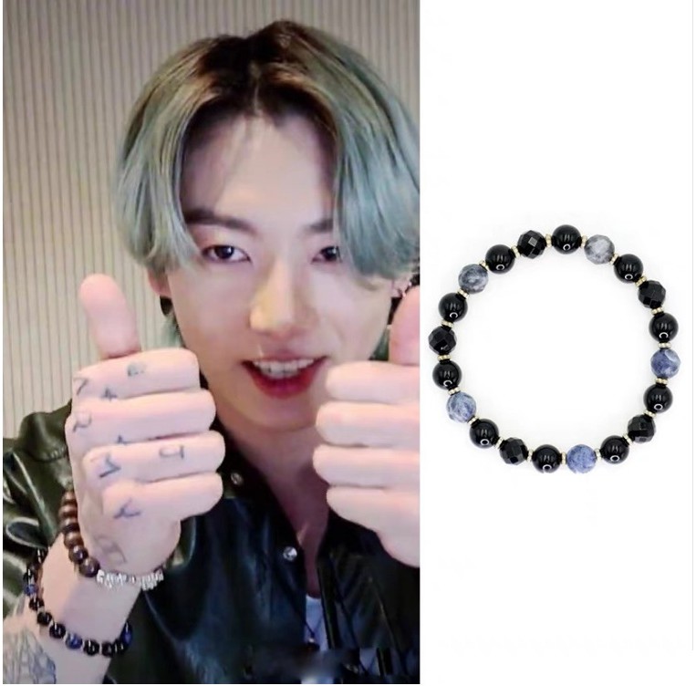 Vòng Tay Hạt Đá Giống Jungkook