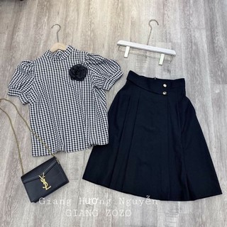 CHÂN VÁY XÒE_ PHỐI 2 CÚC