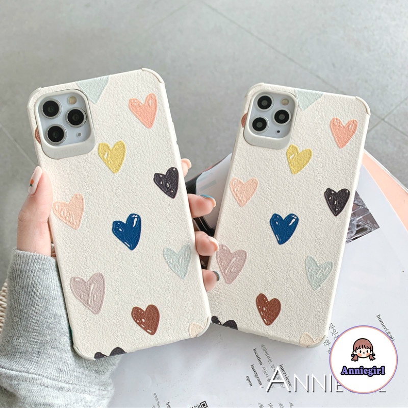 Ốp lưng Mềm In Hình Trái Tim 3D Cho IPhone 12 11 Pro Max Xs Max XR XS 7 8 Plus SE | BigBuy360 - bigbuy360.vn