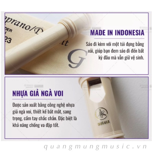 [Shop Uy Tín] Sáo RECORDER SOPRANO YAMAHA YRS-24B