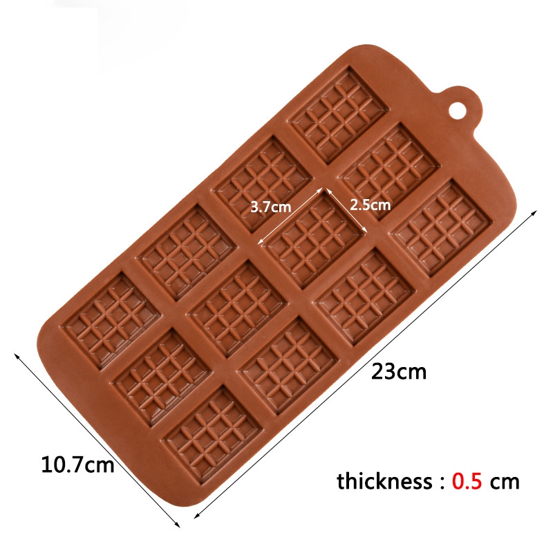 Khuôn Làm Bánh Waffle Bằng Silicone Chống Dính DIY