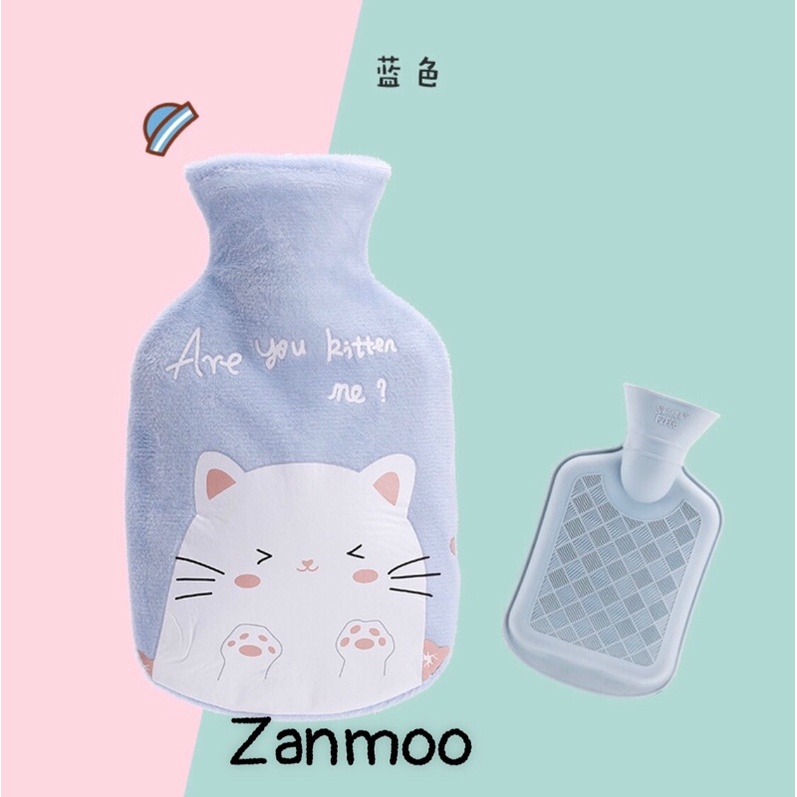 Túi Chườm Đau Bụng kinh, túi sưởi ấm Mèo Bự Siêu Cute Zanmoo