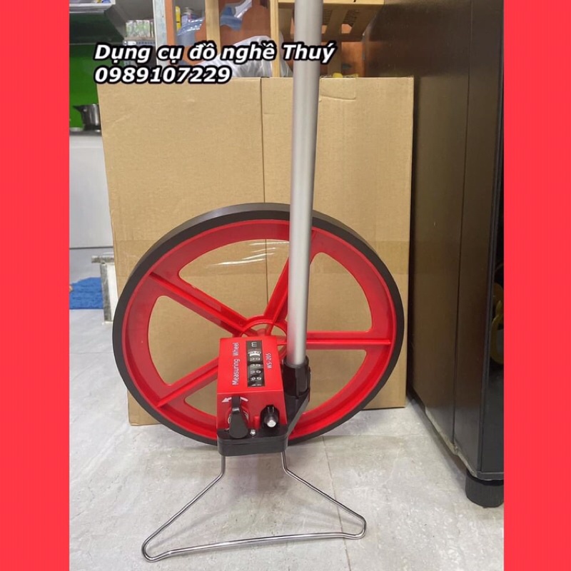 Thước bánh xe lăn đo chiều dài đường 200mm và 300mm, bánh xe đo đường