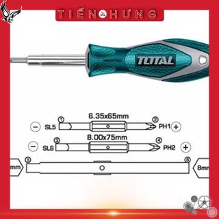 Bộ tuốc nơ vít 6 đầu total tht2506076