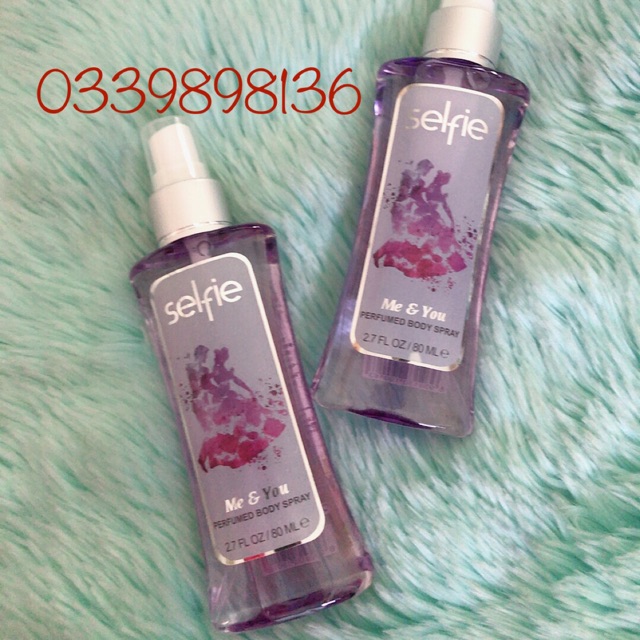 NƯỚC HOA NỮ XỊT TOÀN THÂN SELFIE ME & YOU 80ml