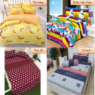 combo ga gối poly 1m6 hình tia sét