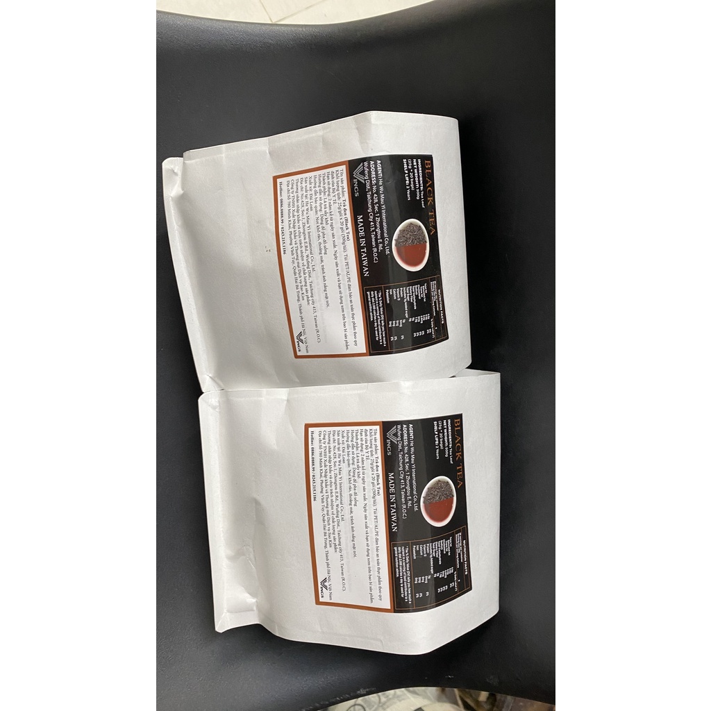 Trà Đen/Trà Nhài Túi Lọc AFTERNOON hãng Wings túi 500gr - Thơm Ngon