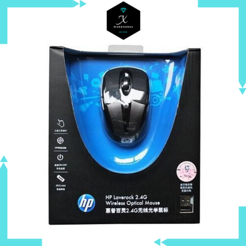 Chuột không dây HP Laverock 2.4G 1600dpi 5 nút chính hãng