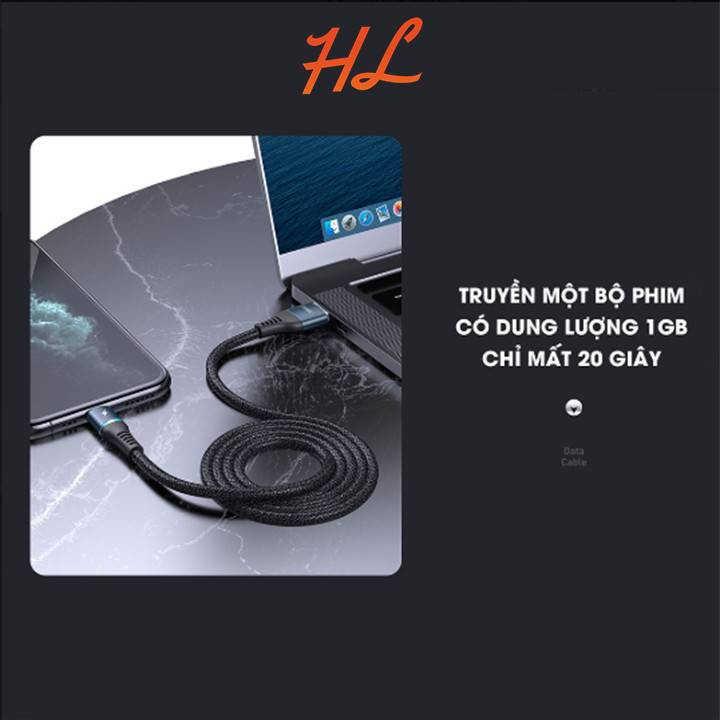 Cáp Sạc Type C Remax RC-152a Dài 1M, Dây Dù Siêu Bền, Có Đèn Led - Hưng Long PC