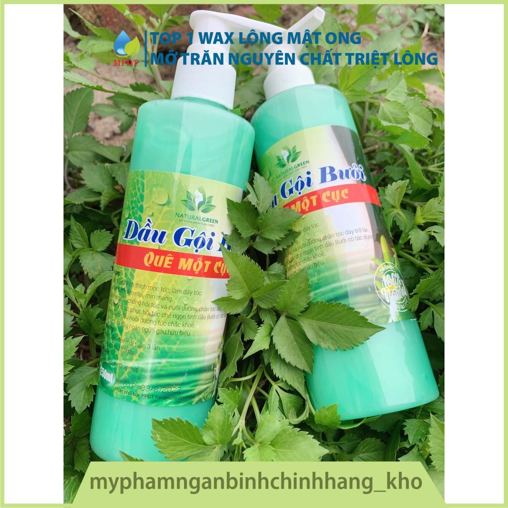 (250ml) Dầu Gội Đầu Hương Bưởi kích thích mọc tóc dài, dày, chắc khỏe, giảm sơ rối, chống nấm, gàu da đầu