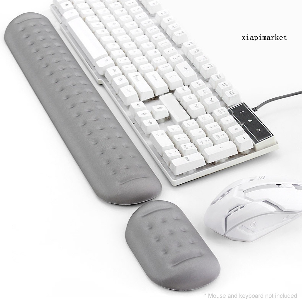 LOP_Office Memory Sponge Hand Wrist Rest Support Keyboard Mouse Pad Mat Cushion