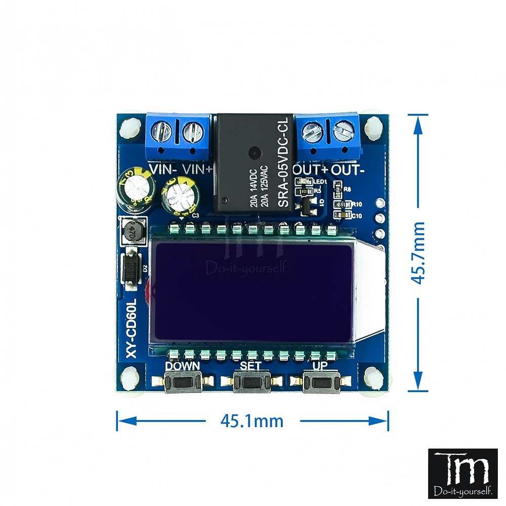 Modul Sạc Xả Pin Ắc Quy Relay (CD60L)