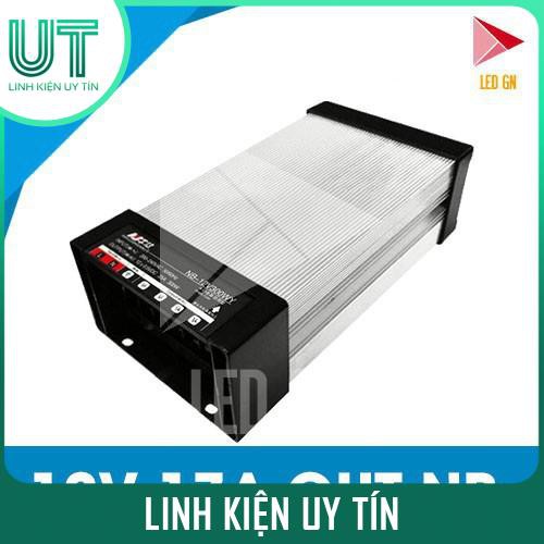 Nguồn 12V 17A 200W NB Ngoài Trời - Chống Nước TUYỆT ĐỐI - Chính Hãng NB