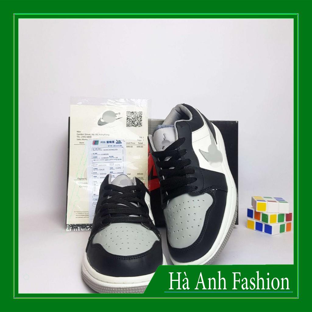 💥FREE SHIP-HÀNG QUẢNG CHÂU💥Giày thể thao sneaker Air Jordan 1 Low JD SATIN GREY TOE full box - Hà Anh Fashion