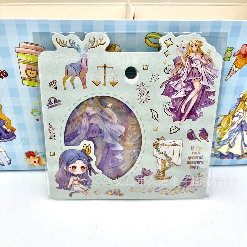 Sticker vuông 4 tấm