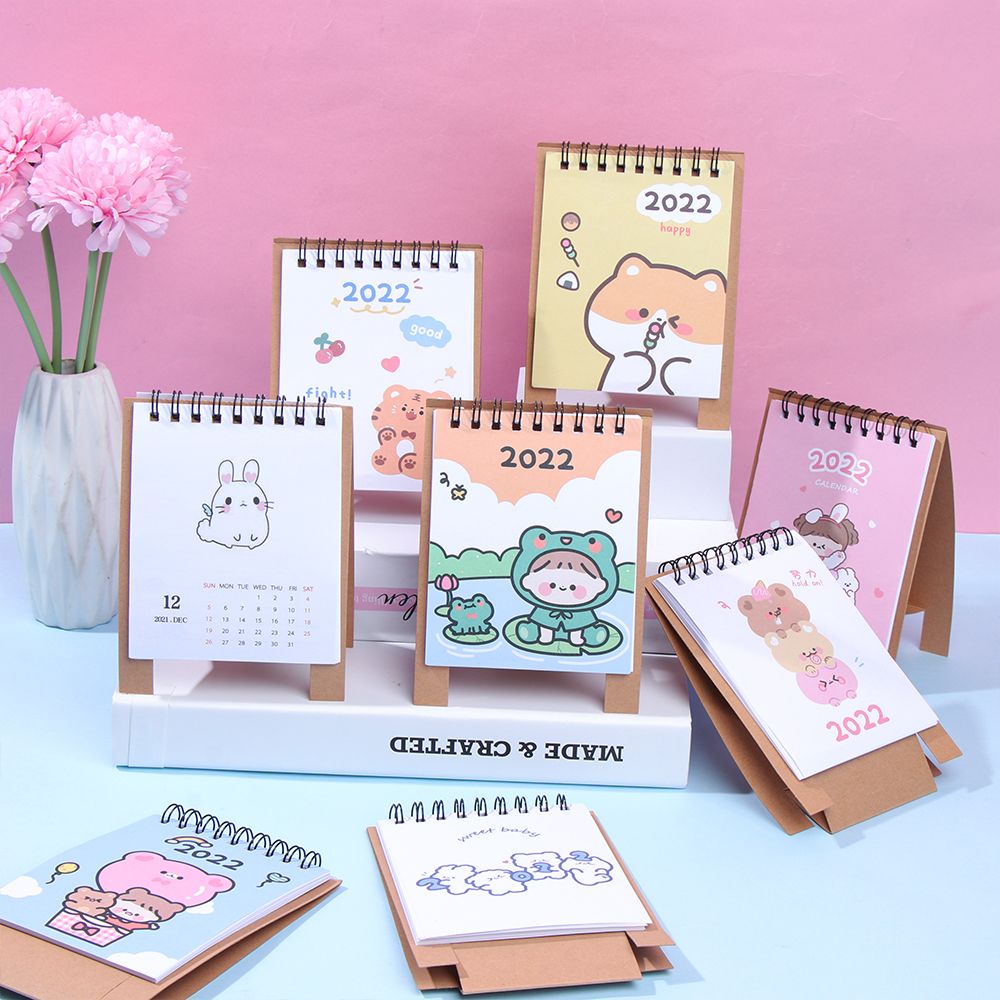 Lịch Để Bàn Mini Dễ Thương Dùng Trang Trí Nhà Cửa