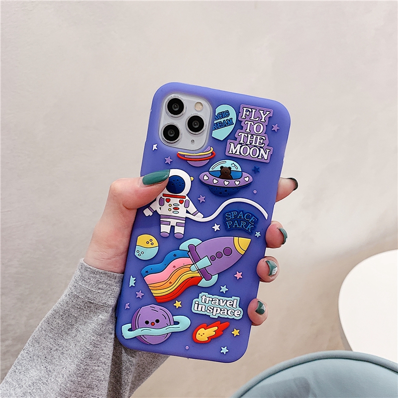 Ốp Điện Thoại Silicon Bảo Vệ Cho Iphone 12 11pro Max Xs I8Plus I7 Xr Se2 Silicone | BigBuy360 - bigbuy360.vn