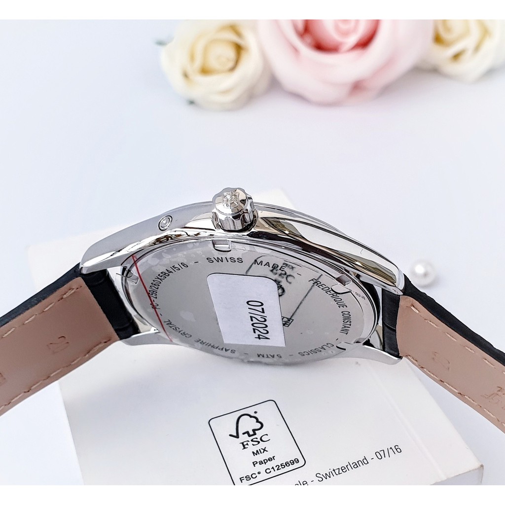 Đồng hồ nam chính hãng Frederique Constant FC259ST5B6 - Máy Pin Thụy Sĩ - Mặt Sapphrie