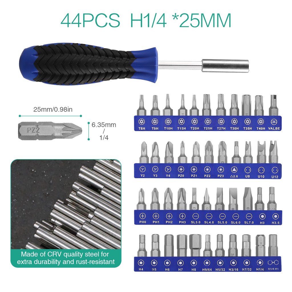 Bộ Tua Vít Từ Tính Chính Xác 172 Trong 1 Chuyên Dụng Cho Sửa Chữa Đồng Hồ / Laptop / Điện Thoại Thông Minh