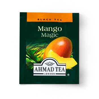 Trà Đen Túi Lọc Ahmad Mango Magic - Trà Ahmad Xoài Hộp Giấy Bao Thiếc 40g
