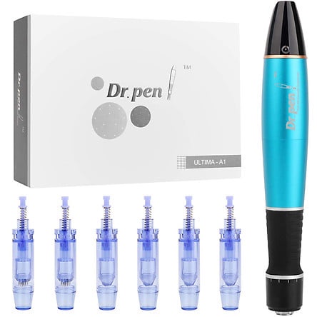 (Giá sỉ) máy dr pen xanh A1-W tích điện