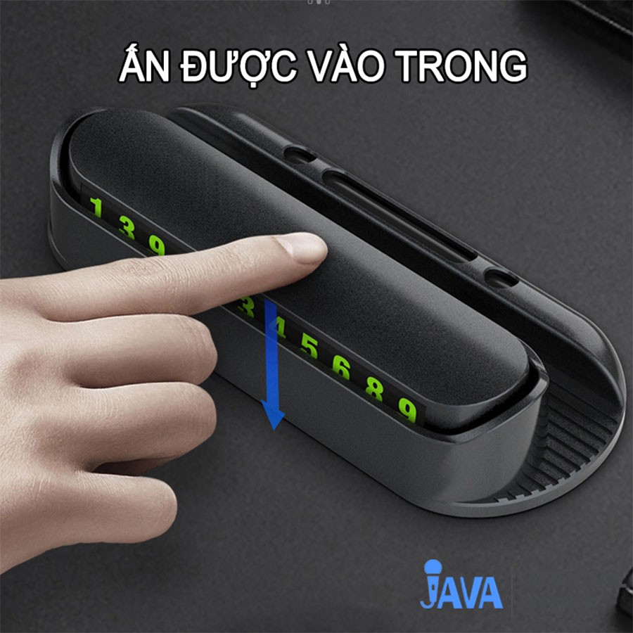 Bảng Số Điện Thoại Trên Ô To - Dạ quang - Dễ dàng thay đổi số, ẩn số