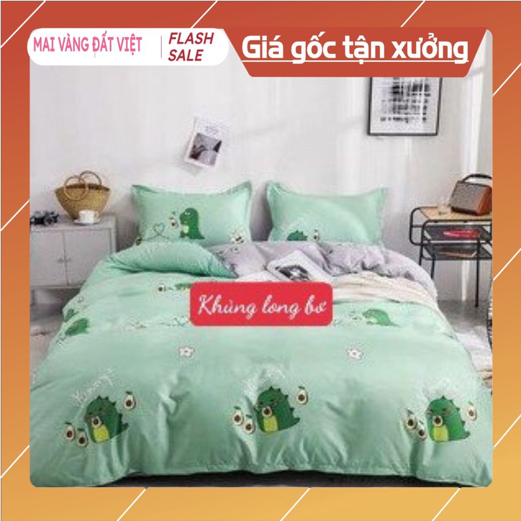 Bộ ga gối poly 1mx2m,1m2x2m quả lê | BigBuy360 - bigbuy360.vn