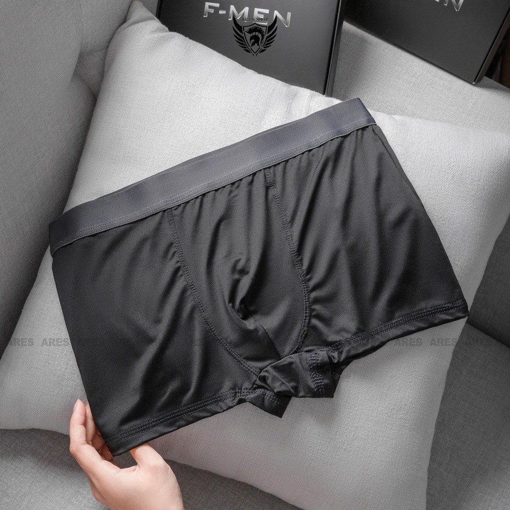 Quần lót nam, quần boxer nhiều màu chất thun lạnh kháng khuẩn co giãn 4 chiều phong cách nam tính - ARES SHOP
