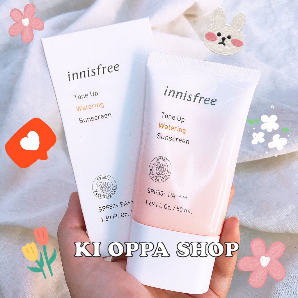 Kem chống nắng innisfree Tone Up Watering Sunscreen SPF50+ PA++++