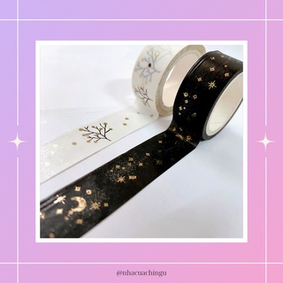 Washi tape băng dính bầu trời ánh sao
