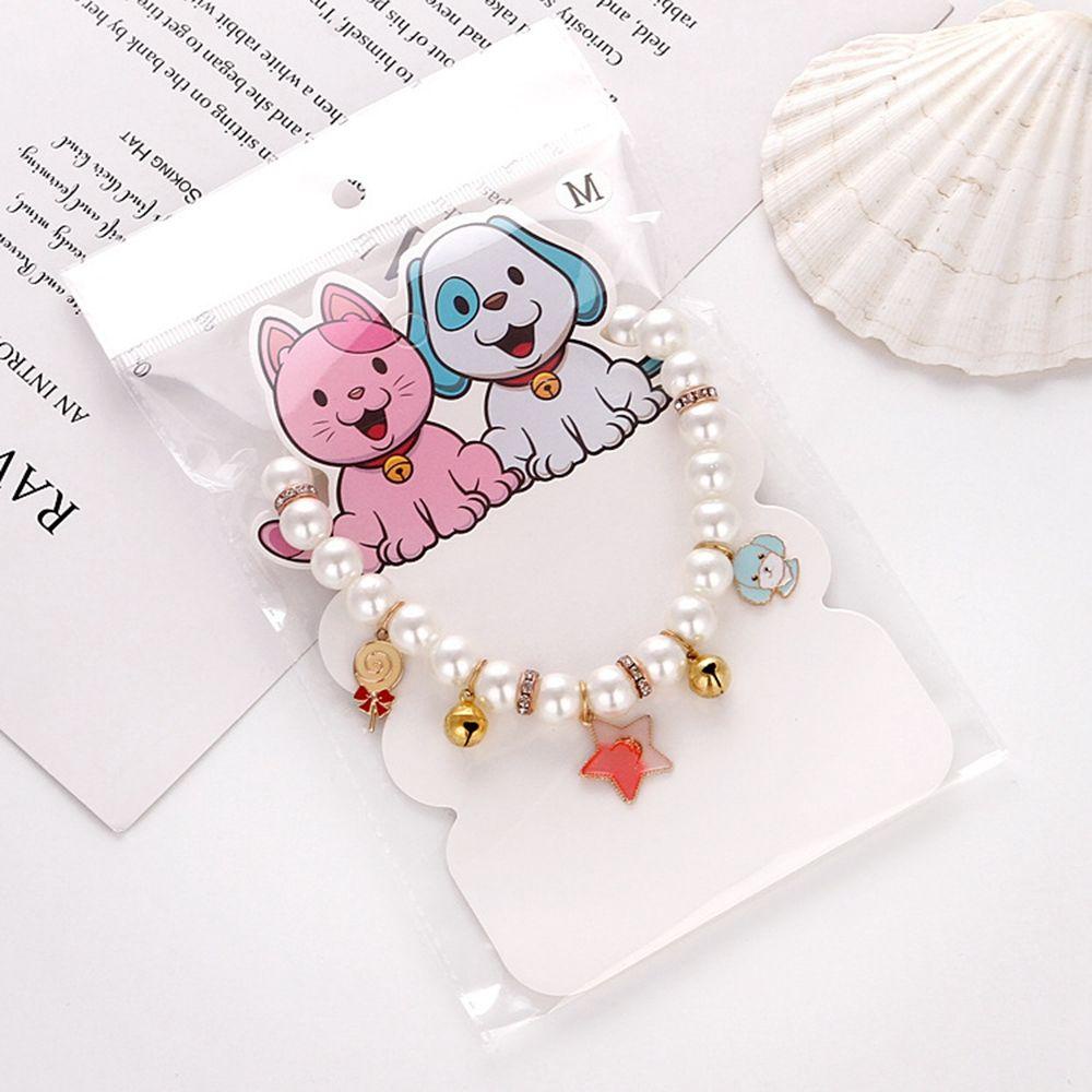 [COD] Vòng cổ Mặt Đính Đá Lấp Lánh Có Chuông Nhỏ Cho Cún Cưng