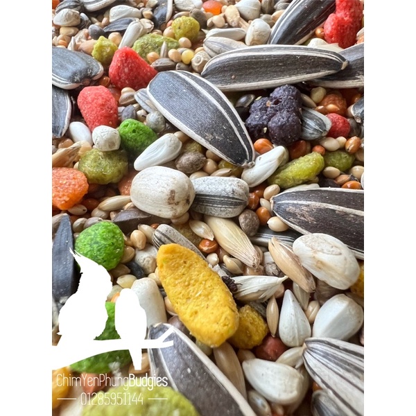 2kg thức ăn hạt hỗn hợp + Zupreem [Zupreem Mix Seed] cho Vẹt Lovebird • Cockatiel • Parrotlet.