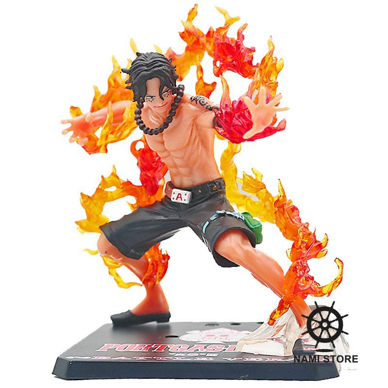 Mô hình Luffy Gear 2 Nắm đấm Lửa 🔥 Mô hình One Piece Luffy cao 17cm, tạo dáng cực chất