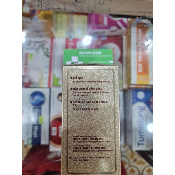 [CHÍNH HÃNG] Homtamin không có sâm hộp 12 vỉ x 5 viên