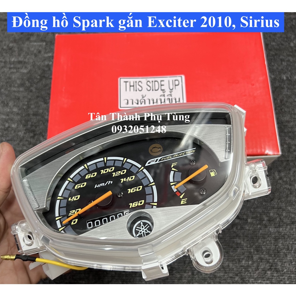 Đồng hồ Spark Thailand gắn Exciter 2010, Sirius chính hãng