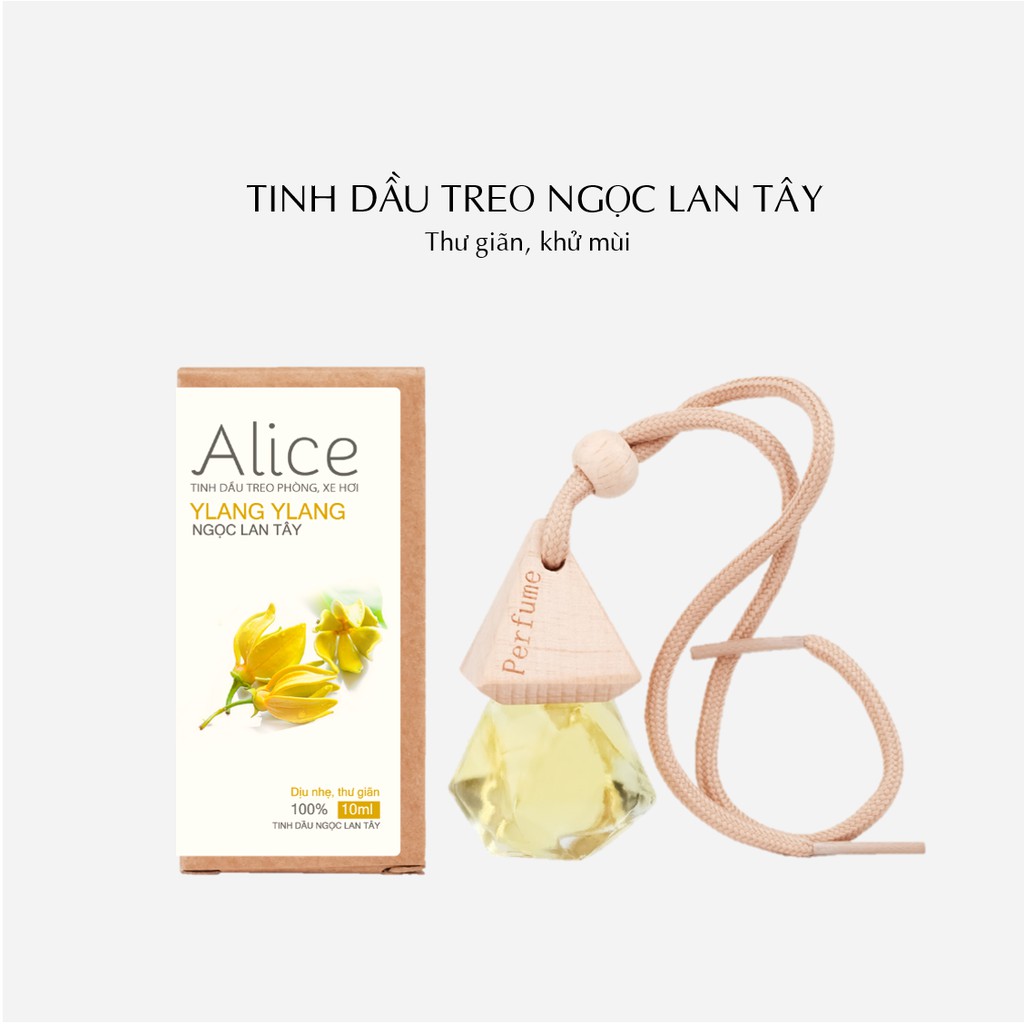 Tinh dầu Ngọc Lan Tây  Alice - Tinh dầu treo phòng/ tủ áo/treo xe hơi 10ml