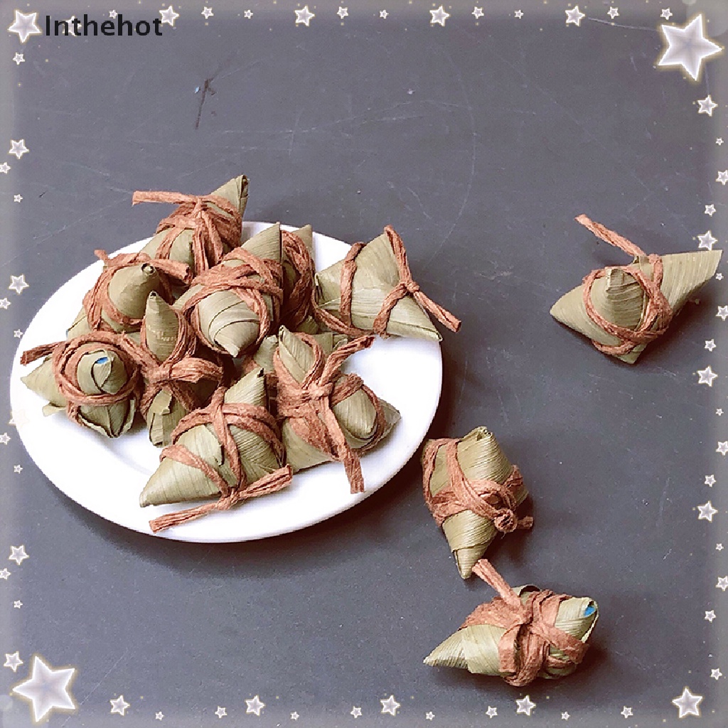 Bộ 2 Mô Hình Thức Ăn Truyền Thống Trung Hoa Tỉ Lệ 1: 12 Trang Trí Nhà Búp Bê