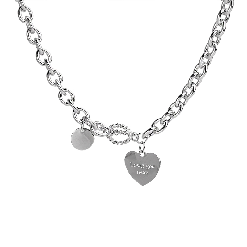 Vòng cổ kim loại kiểu dáng cá tính cho nữ